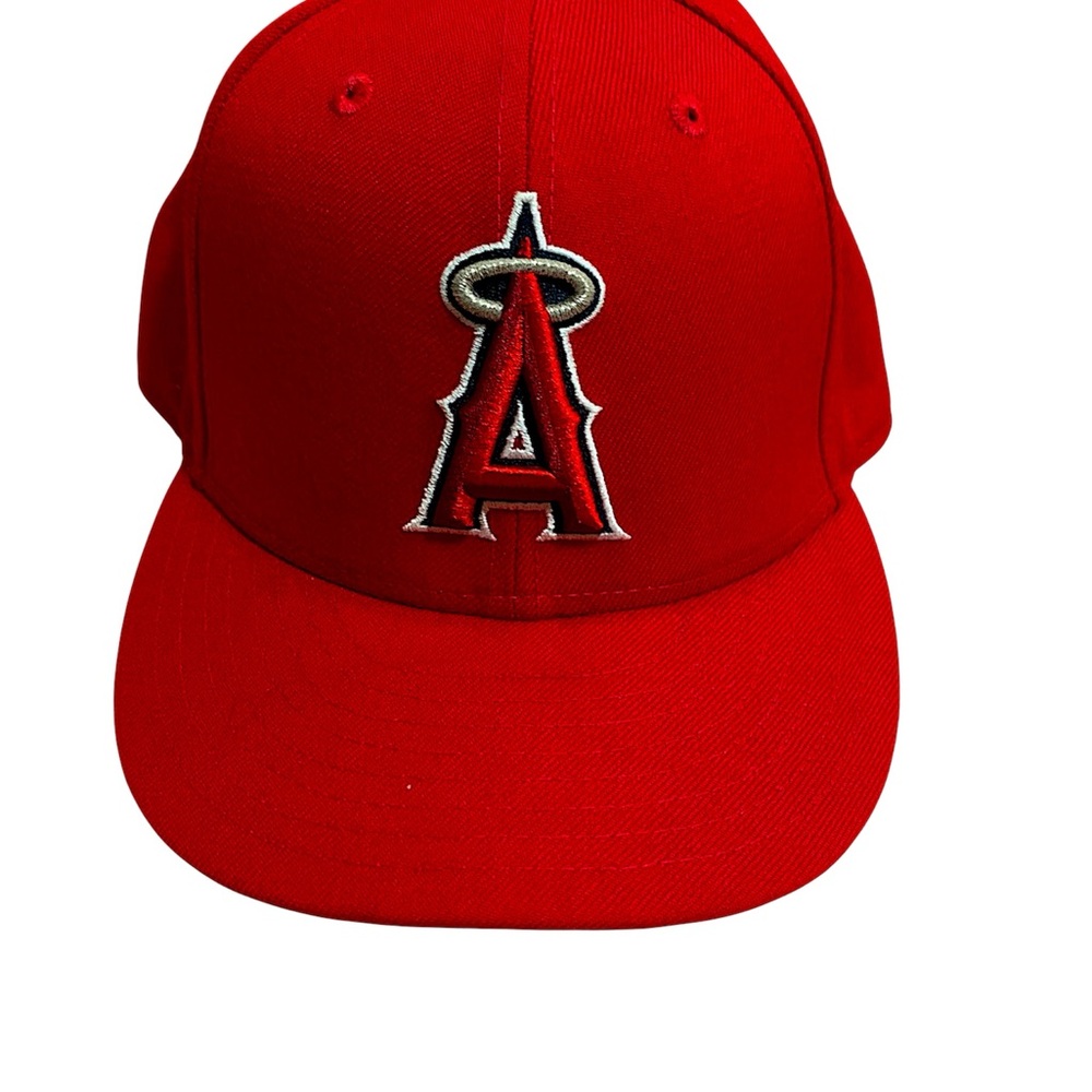 New Era Red 59FIFTY Fitted Cap